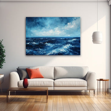 Ocean Waves Acrylic Painting